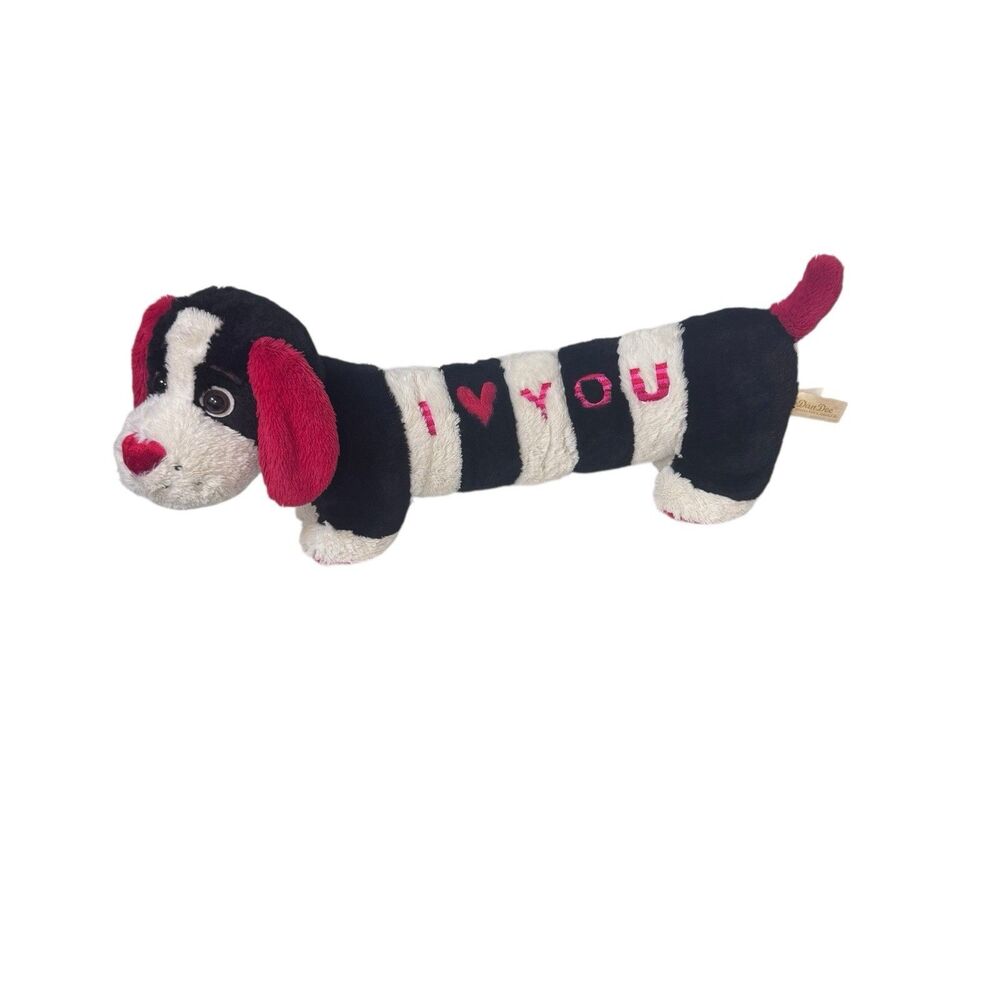 27" "I Love You" Valentine's Day Long Doggy Plush (Dan Dee Collector's Choice)